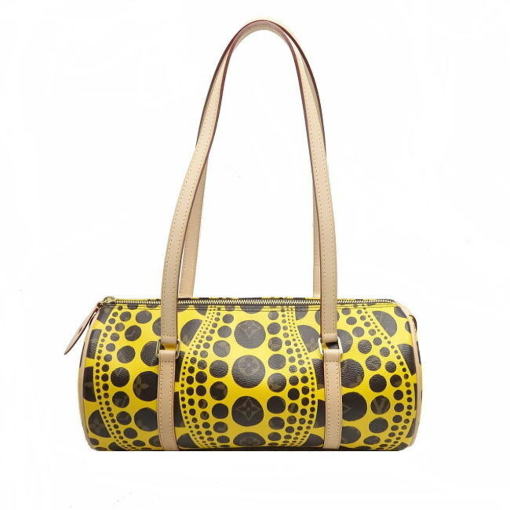 Louis Vuitton Monogram Papillon Handbag Pumpkin Dots by Jaune